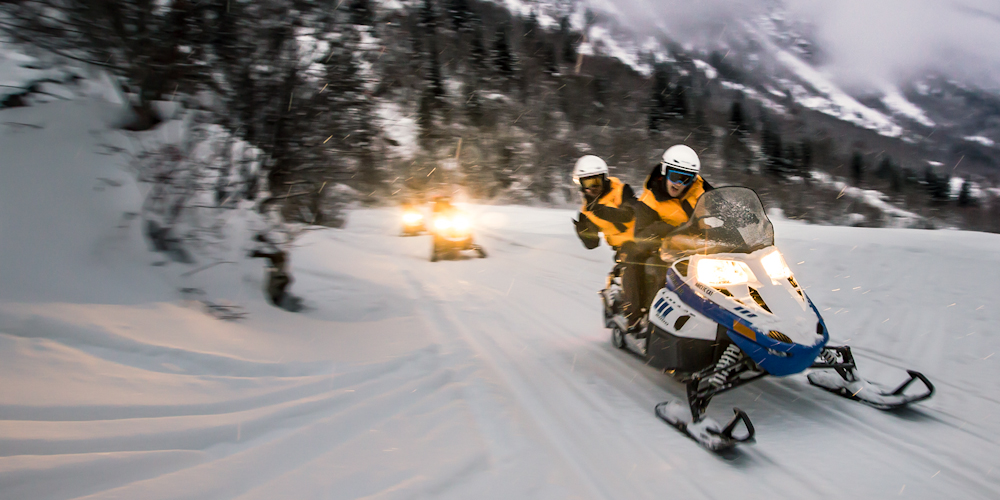 Excursiones en moto de nieve